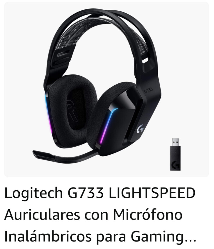 Logitech G733 Auriculares Inalámbricos